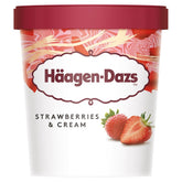 Häagen-Dazs - Strawberries & Cream Ice Cream - 460ml - Continental Food Store